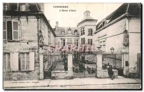 Cartes postales Tonnerre L Hotel d Uzes