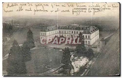 Cartes postales Tonnerre L Hopital a vol d oiseau