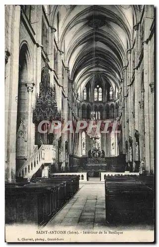 Cartes postales Saint Antoine Interieur de la Basilique