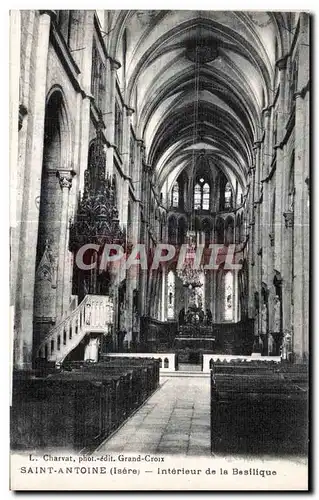 Cartes postales Saint Antoine Interieur de la Besilique