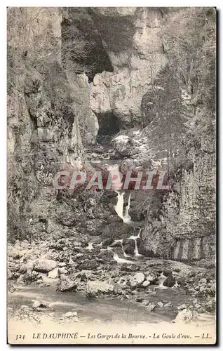 Cartes postales Le Dauphine Les Gorges de la Bourne La Goule d eau