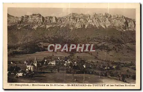 Cartes postales Dauphine environs de St Hilaire St Bernard du Touvet et les Petites roches