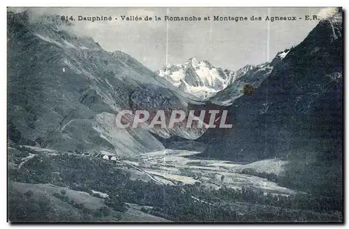 Cartes postales Dauphine Vallee de la Romanche et Montagne des Agneaux