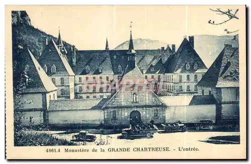 Cartes postales Monastere de la Grande Chartreuse L Entree