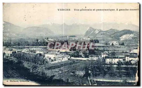 Cartes postales Varces Vue generale et Panoramique a Gauche Massif