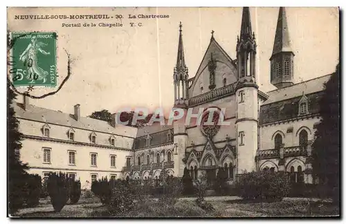 Cartes postales Chartreuse Neuville Sous Montreuil Portail de la Chapelle