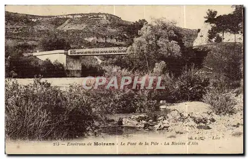 Cartes postales Environs de Moirans Le Pont de la Pile La Riviere d Ain