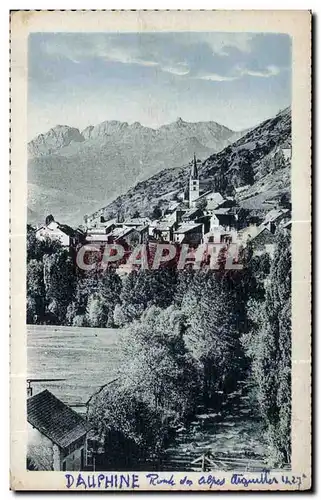 Cartes postales Dauphine Route des Alpes Aiguille