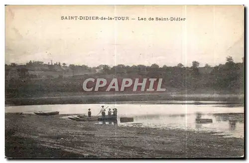 Cartes postales Saint Didier de la Tour lac de Saint Didier