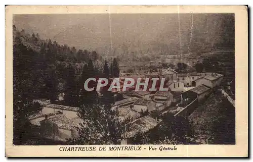 Cartes postales Chartreuse De Montrieux Vue Generale