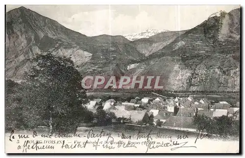 Ansichtskarte AK Bourg D Oisans Vue generale et les grandes rousses