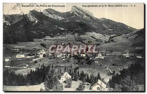 Ansichtskarte AK Dauphine St Pierre de Chartreuse Vue generale et le Grand Som