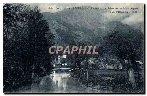 Cartes postales Dauphine Bourg d Osians La Rive et la Montagne des Villards