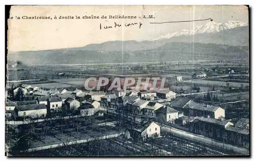 Cartes postales Chartreuse a droite la chaine de Belledonne