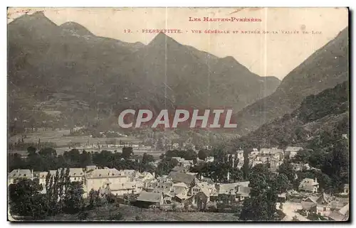 Ansichtskarte AK Les Hautes Pyrenees Vue Generale et Entree de La Vallee de Luz