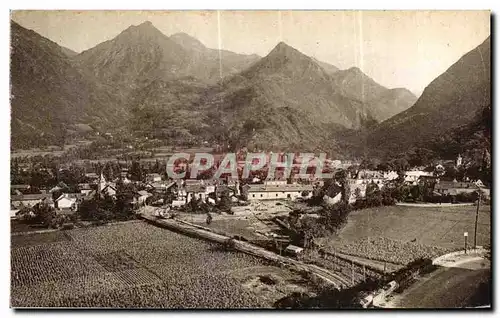 Cartes postales Vallee De Luz Pierrefitte Vue Generale Et Entree De la Vallee De Luz