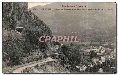 Ansichtskarte AK Les Hautes Pyrenees Pierrefitte La Route De Cauterets