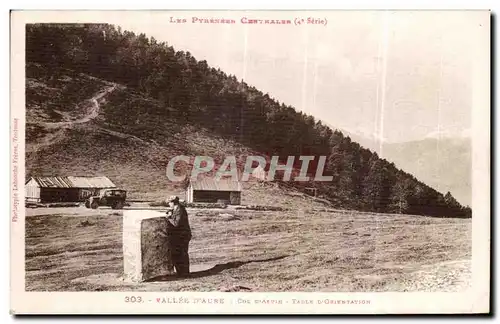 Cartes postales Vallee D Aure Col D Aspin Table D Orientation