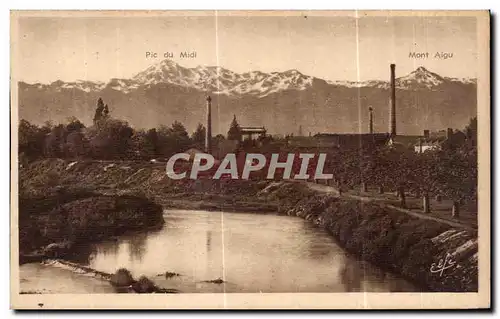 Cartes postales Tarbes L Adour et Chaine des Pyrenees