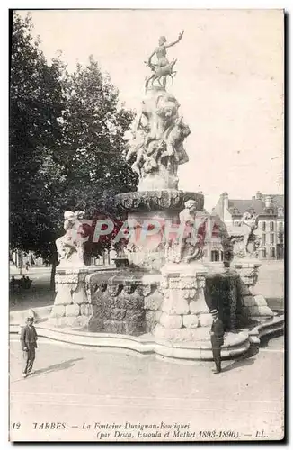 Cartes postales Tarbes La Fontaine Duvignan Bousiques (par Desca Escouula et Mathet)