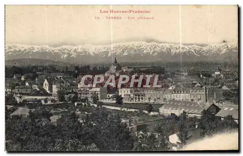 Cartes postales Tarbes Les Hautes Pyrenees Vue generale