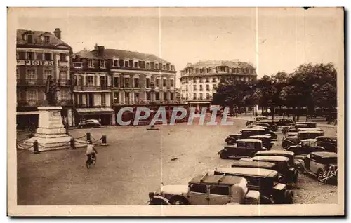 Cartes postales Tarbes Place de Verdun Au Fond Grand Hotel Moderne