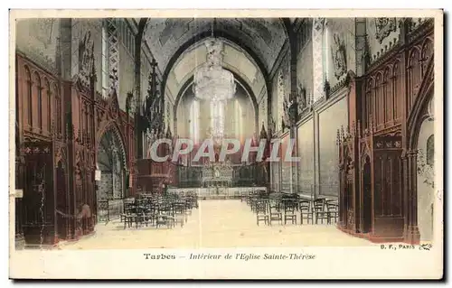 Ansichtskarte AK Tarbes Interieur de I Eglise Sainte Therese