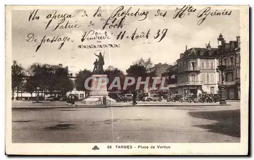 Cartes postales Tarbes Place de Verdun