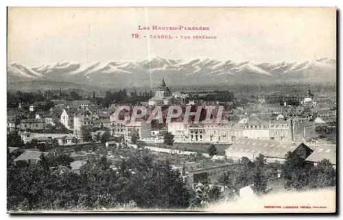 Cartes postales Les Hautes Tarbes Vue generale