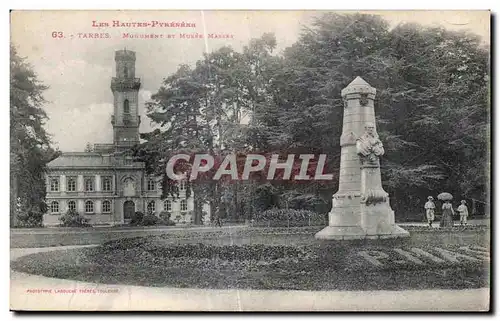 Cartes postales Les Hautes Tarbes Monument Et musee Massey