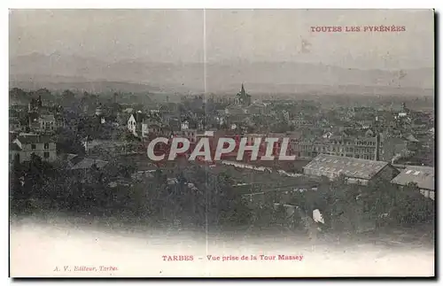 Cartes postales Les Hautes Tarbes Vue prise de la tour Massey