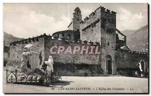 Cartes postales Lez Saint Sauveur L Eglise des Templiers