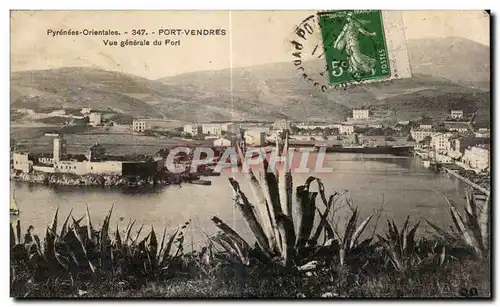 Ansichtskarte AK Pyrenees Orientales Port Vendres Vue generale du Port