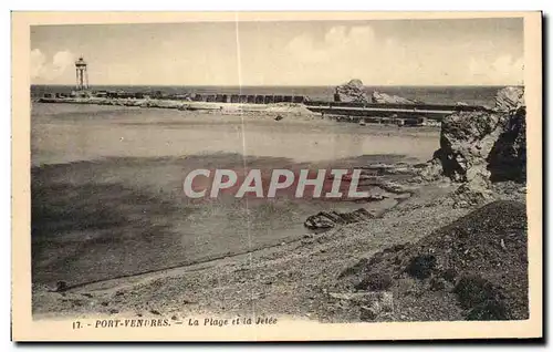 Cartes postales Port Vendres La Plage et la Jetee