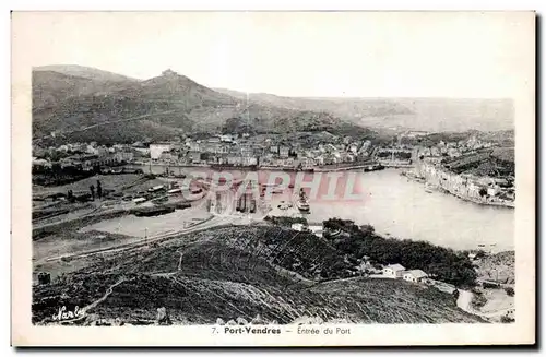 Cartes postales Port Vendres Entree du Port