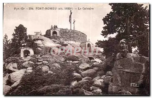 Cartes postales Font Romeu Le Calvaire