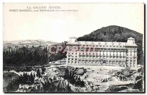 Cartes postales Le Grand Hotel Font Romeu Par Odeillo (Pyrenees Orientales)