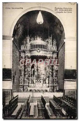 Cartes postales Cote Vermeille Pyrenees Collioure Chapelle du Christ