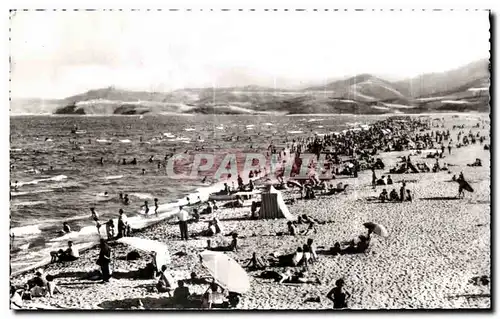 Ansichtskarte AK Collioure Vue Generale de la Plage et les Alberes