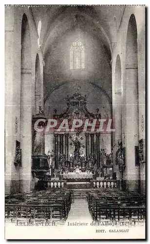 Cartes postales Arles s Tech Interieur de I Abbaye