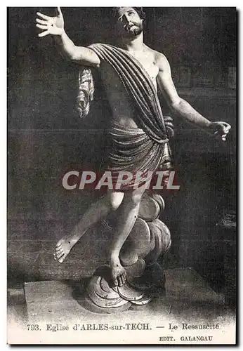 Cartes postales Eglise d Arles sur Tech Le Ressuscite