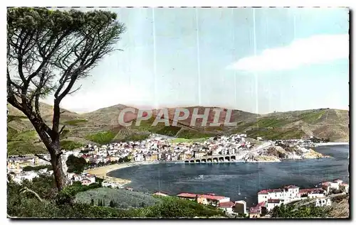 Cartes postales En Parcourant La Cote Vermeille Banyuls Sur Mer Vue Panoramique sur la Rade