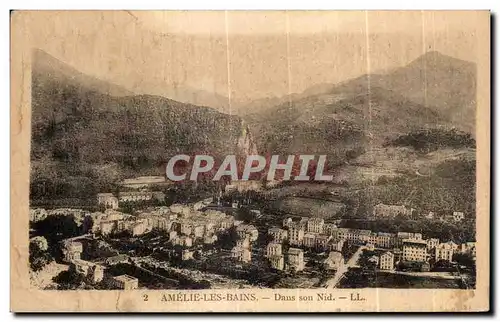 Cartes postales Amelie Les Bains Dans son Nid