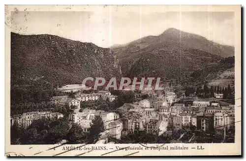 Ansichtskarte AK Amelie les Bains Vue generale I hopital Militaire