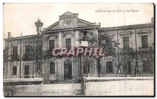 Cartes postales Amelie les Bains La Mairie