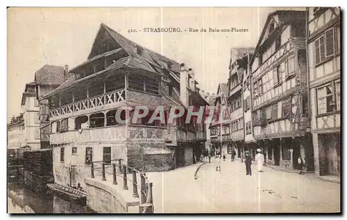 Cartes postales Strasbourg Rue du Bain aux Plantes