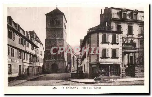 Cartes postales Severne Place de I Eglise