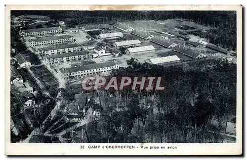 Cartes postales Camp d Oberhoffen Vue prise en avion Militaria