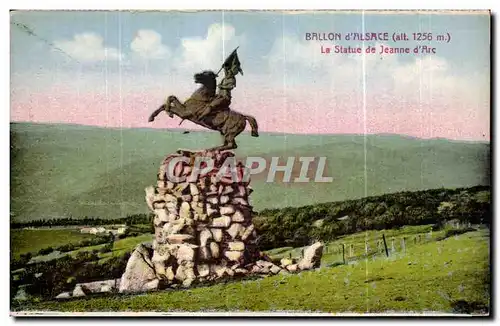 Cartes postales Ballon d Alsace La Statue de Jeanne d arc