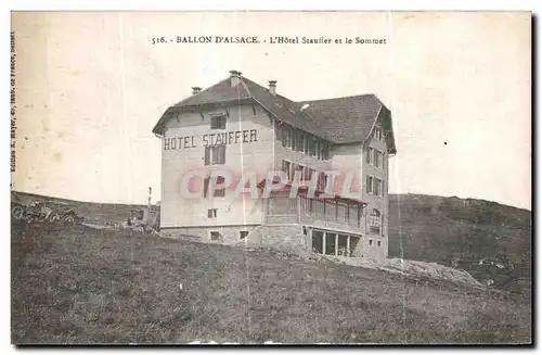 Cartes postales Ballon D Alsace L Hotel Stauffer et le Sommet